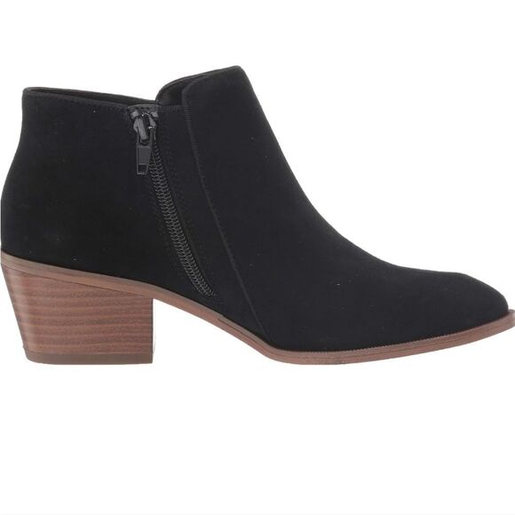 8.5 Amazon Essentials Black Ankle Boot Bootie Shoes - Picture 9 of 12